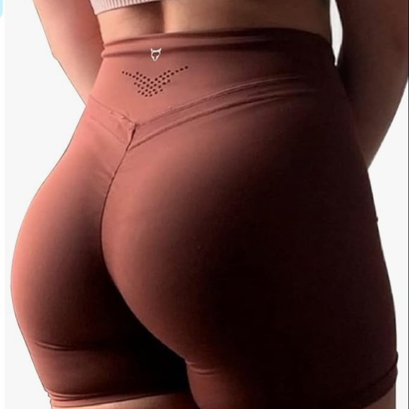 TomTiger High Waisted Shorts Size M in Coffee - Picture 3 of 6